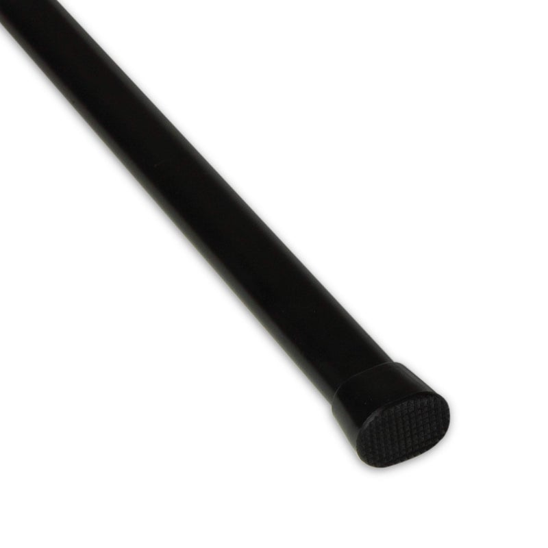Rod Desyne Oval Spring Tension Rod 36"-60", Black, 36-60" - Image 1
